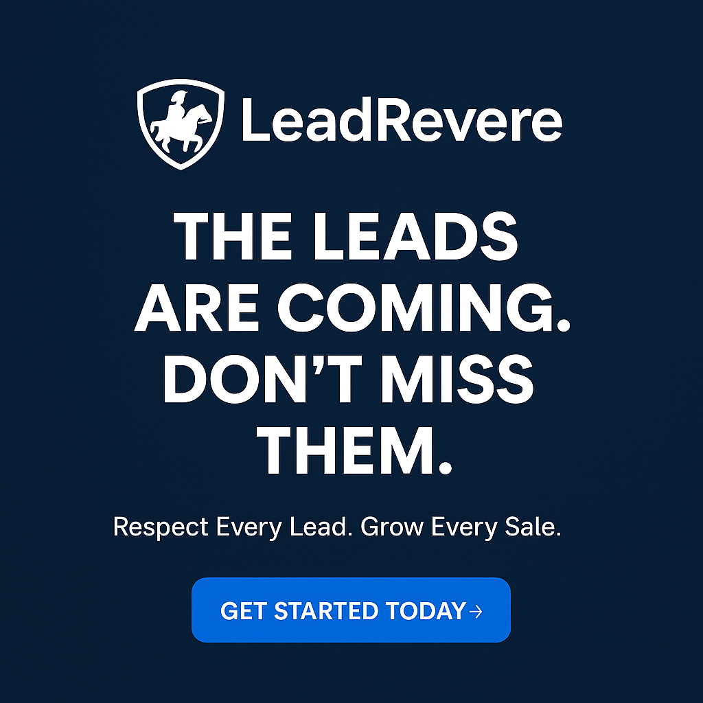 LeadRevere  The Leads Are Coming. Dont Miss Them. Respect Every Lead. Grow Every Sale.